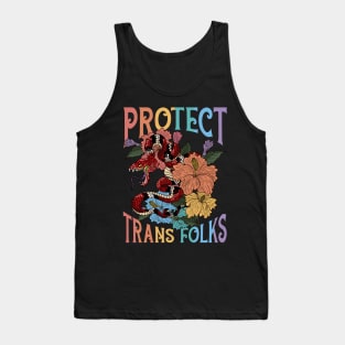 Protect Trans Folks Protect Trans Rights Gift For Men Women Tank Top